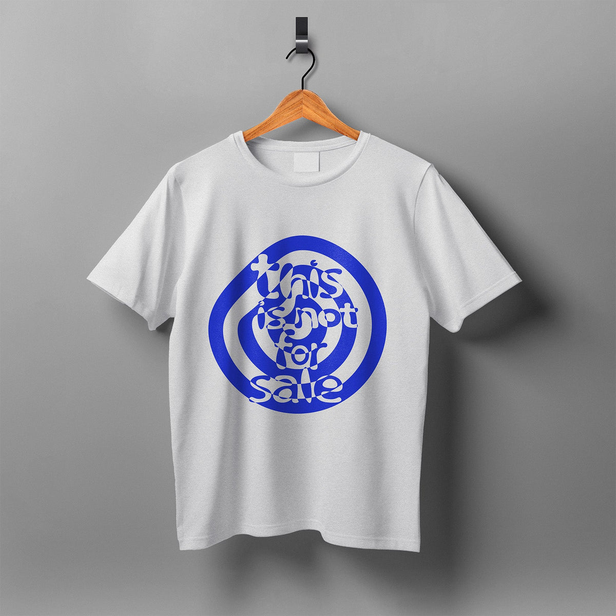 This Is Not For Sale T-Shirt - White/Blue White Blue Kefino