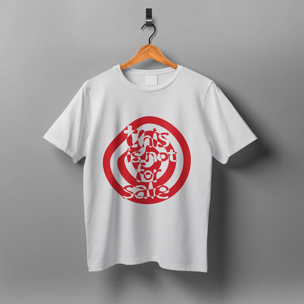 This Is Not For Sale T-Shirt - White/Red White Red Kefino