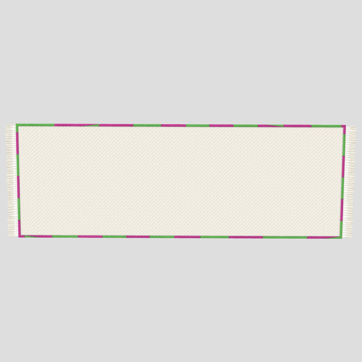 MEADOW Pink & Green Checkerboard Runner 180x63cm Contrado
