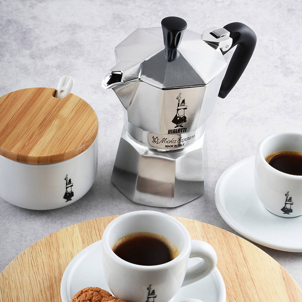 Bialetti Moka Express | 1−18 cup | Silver Brew Italia