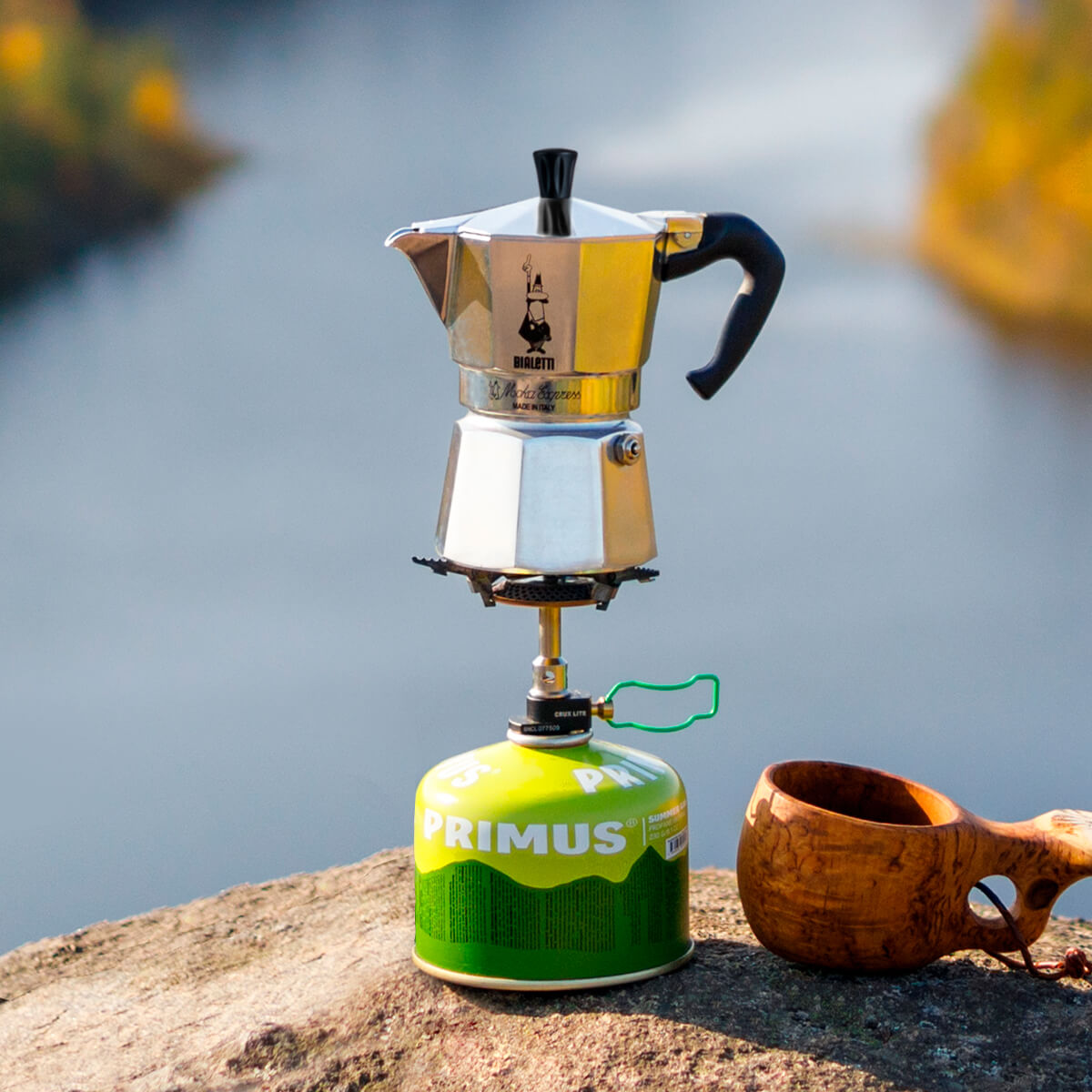 Bialetti Moka Express | 1−18 cup | Silver Brew Italia