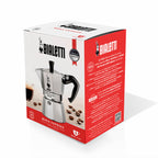 Bialetti Moka Express | 1−18 cup | Silver Brew Italia
