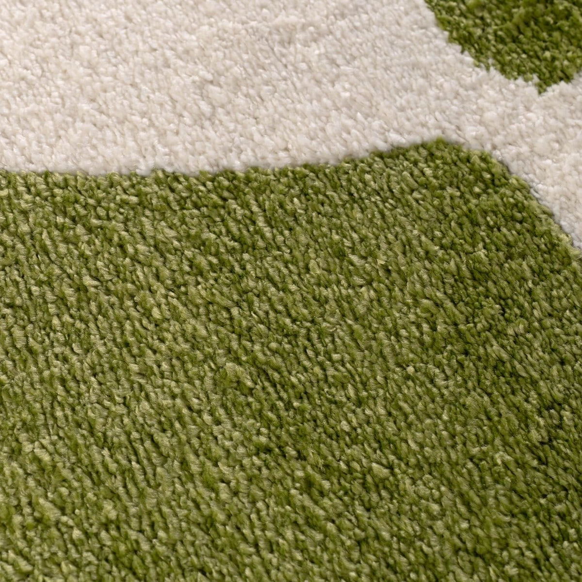 Joli Checkered Green & White Rug | Rectangular | 80x150cm − 200x290cm The Rugs