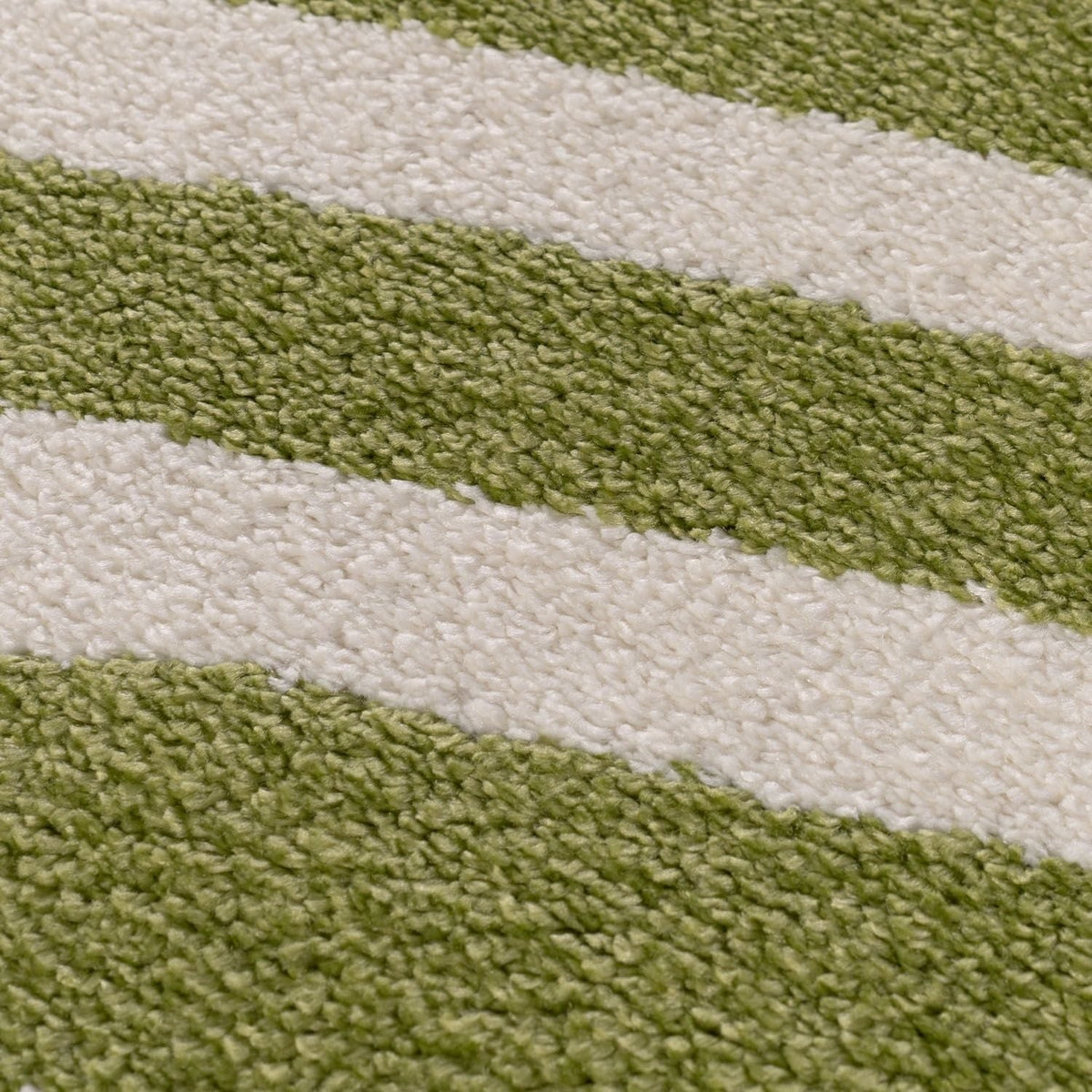 Joli Wavy Stripes Green & White Rug | Rectangular | 80x150cm − 200x290cm The Rugs