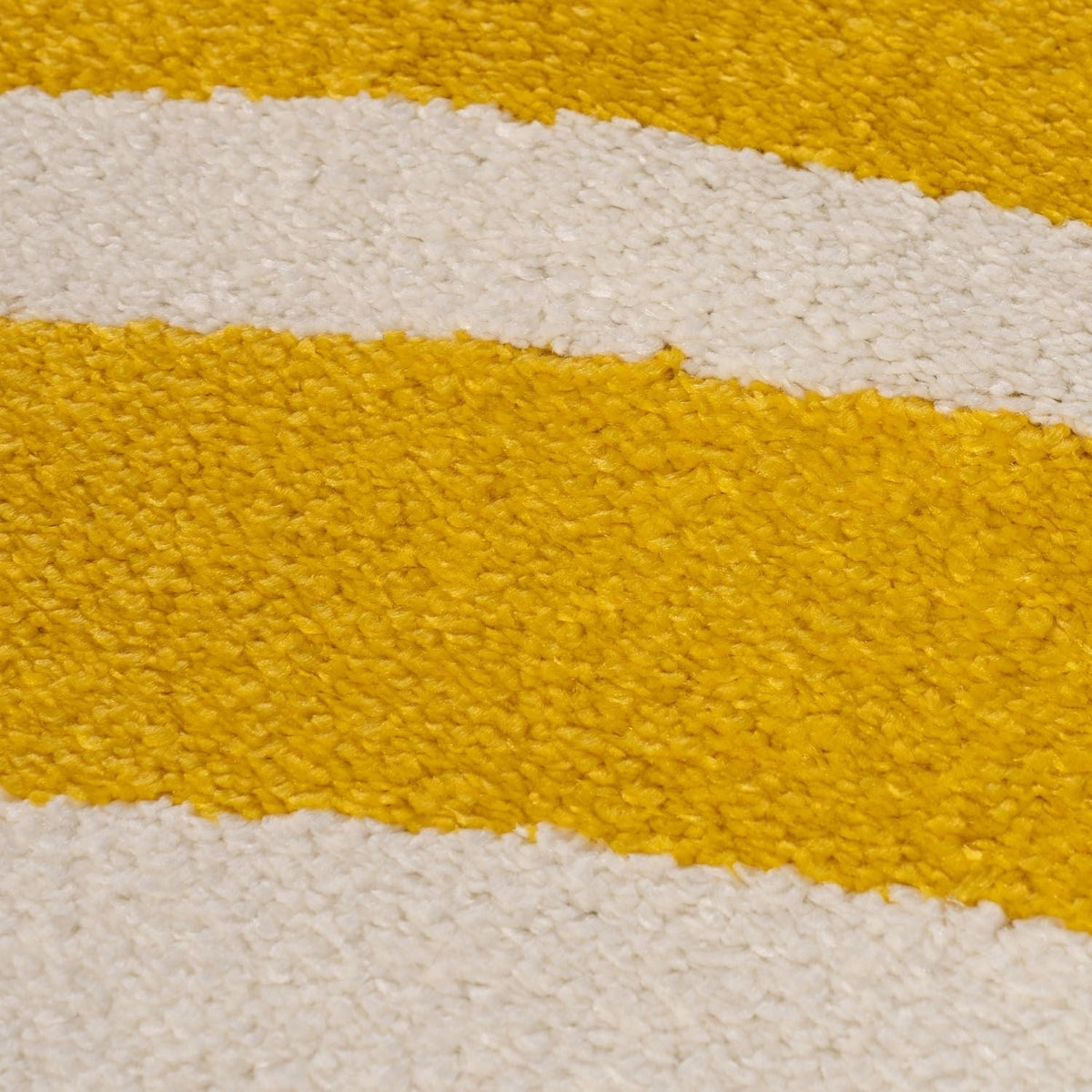 Joli Wavy Stripes Yellow & White Rug | Rectangular | 80x150cm − 200x290cm The Rugs